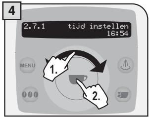 SAECO TALEA RING PLUS - Tijd instellen - 4