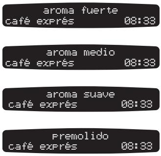SAECO TALEA RING PLUS - INDICACION DE LA CANTIDAD DE CAFÉ MOLIDO POR TAZA (SISTEMA OPTI-DOSE) - 1