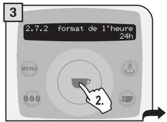 SAECO TALEA RING PLUS - Format heures - 3