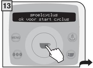 SAECO TALEA RING PLUS - TIJDENS DEZE OPERATIE MOET IEMAND AANWEZIG ZIJN. OPGELET! GEBRUIK NOOIT AZIJN ALS ONTKALKINGSMIDDEL. - 13