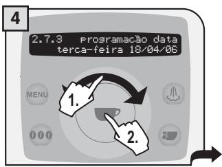 SAECO TALEA RING PLUS - Acertar a data - 4