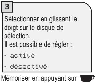 SAECO TALEA RING PLUS - MENU « ALERTES SONORES » - 3