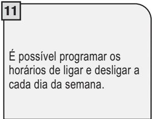 SAECO TALEA RING PLUS - PROGRAMAÇAO TEMPORIZADOR «SEGUNDA-FEIRA» - 11