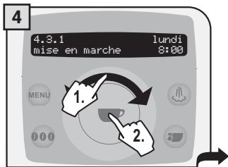 SAECO TALEA RING PLUS - RéGLAGE MINUTERIE « LUNDI » - 4
