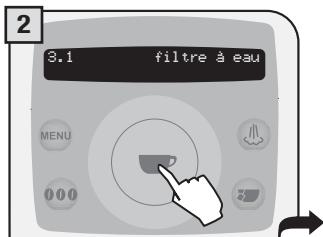 SAECO TALEA RING PLUS - La charge du filtré - 2