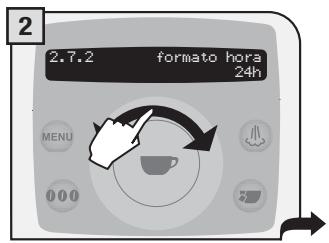 SAECO TALEA RING PLUS - Formato hora - 2