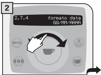 SAECO TALEA RING PLUS - Formato da data - 2