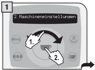 SAECO TALEA RING PLUS - MENU „SPULUNG" - 1