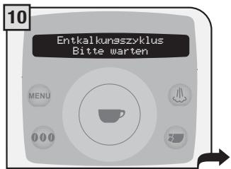 SAECO TALEA RING PLUS - DER VORGANG MUSS VON EINER PERSON ÜBERWacht WERDEN. ACHTUNG! AUF KEINEN FALL ESSIG ALS ENTKALKER VERWenden. - 10
