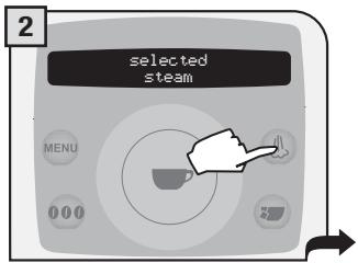 SAECO TALEA RING PLUS - DISPENSING STEAM - 3