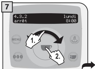 SAECO TALEA RING PLUS - RéGLAGE MINUTERIE « LUNDI » - 7