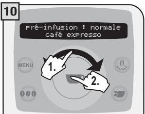 SAECO TALEA RING PLUS - 2.PROGRAMMATION A PARTIR DU MENU « RÉGLAGE DES BOISSONS » - 8