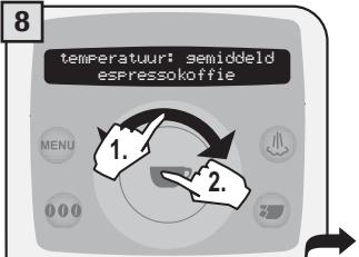 SAECO TALEA RING PLUS - 2.PROGRAMMEREN VANUIT HET MENU "DRANKINSTELLINGEN" - 11