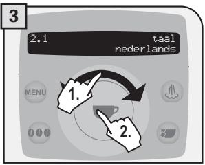 SAECO TALEA RING PLUS - MENU "TAAL" - 3