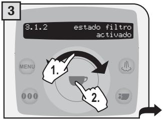 SAECO TALEA RING PLUS - Estado del filtró - 3