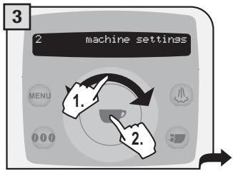 SAECO TALEA RING PLUS - "WATER HARDNESS" MENU - 3