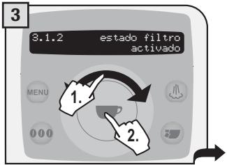 SAECO TALEA RING PLUS - Estado do filtró - 3
