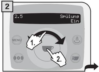 SAECO TALEA RING PLUS - MENU „SPULUNG" - 2