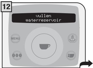 SAECO TALEA RING PLUS - TIJDENS DEZE OPERATIE MOET IEMAND AANWEZIG ZIJN. OPGELET! GEBRUIK NOOIT AZIJN ALS ONTKALKINGSMIDDEL. - 12