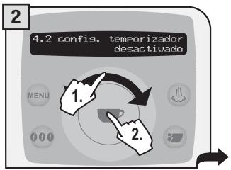 SAECO TALEA RING PLUS - CONFIG. TEMPORIZADOR - 2
