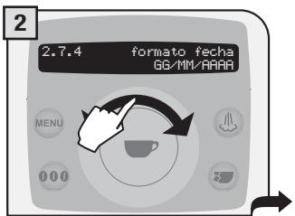 SAECO TALEA RING PLUS - Formato fecha - 2