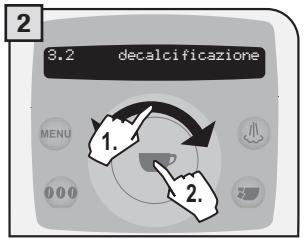 SAECO TALEA RING PLUS - MENU «DECALCIFICAZIONE» - 2