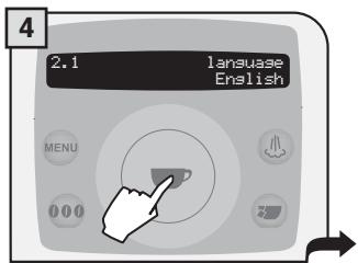 SAECO TALEA RING PLUS - DIE SPRACHE EINSTELLEN - 4