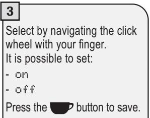 SAECO TALEA RING PLUS - TIMER SETTING - 3