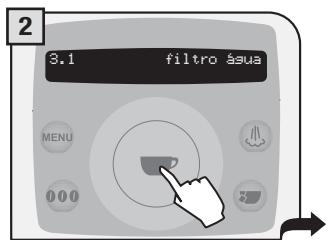 SAECO TALEA RING PLUS - Carregar o filtro - 2