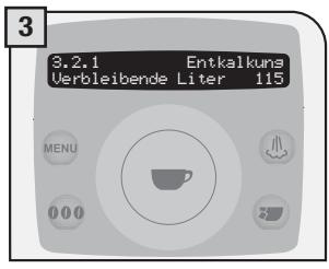 SAECO TALEA RING PLUS - Verbleibende Literanzahl - 3