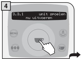 SAECO TALEA RING PLUS - DE SPOELCYCLUS MAG NIET ONDERBROKEN WORDEN. TIJDENS DEZE OPERATIE MOET IEMAND AANWEZIG ZIJN. - 4