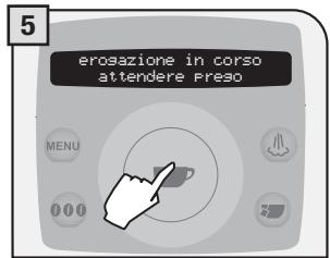 SAECO TALEA RING PLUS - INSERIRE UN SOLO MISURINO DI CAFFÉ MACINATO ALLA VOLTA. NON SI POSSONO EROGARE DUE CAFFÉ CONTEMPORANEAMENTE. - 5