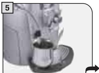 SAECO TALEA RING PLUS - A PERSON MUST BE PRESENT DURING THE OPERATION. WARNING! NEVER USE VINEGAR AS A DESCALER. - 5