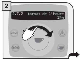 SAECO TALEA RING PLUS - Format heures - 2