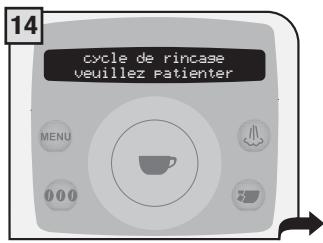 SAECO TALEA RING PLUS - PENDANT CETTE OPÉRATION, LA PRÉSENCE D'UNE PERSONNE EST NÉCESSAIRE. ATTENTION! NE JAMAIS UTILISER DE VINAIGRE POUR DÉTARTRER LA MACHINE. - 14