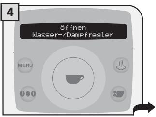 SAECO TALEA RING PLUS - DER VORGANG MUSS VON EINER PERSON ÜBERWacht WERDEN. ACHTUNG! AUF KEINEN FALL ESSIG ALS ENTKALKER VERWenden. - 4