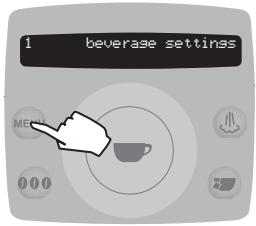 SAECO TALEA RING PLUS - MACHINE SETTINGS - 8