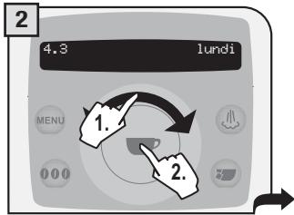 SAECO TALEA RING PLUS - RéGLAGE MINUTERIE « LUNDI » - 2