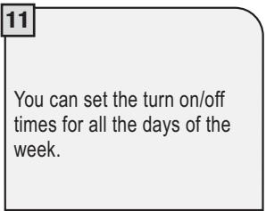 SAECO TALEA RING PLUS - "MONDAY" TIMER SETTING - 11