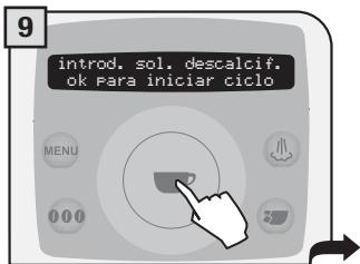 SAECO TALEA RING PLUS - Ciclo de descalcificación - 9
