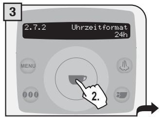 SAECO TALEA RING PLUS - Anzeigeformat der Uhrzeit - 3
