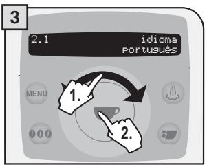 SAECO TALEA RING PLUS - MENU "IDIOMA" - 3