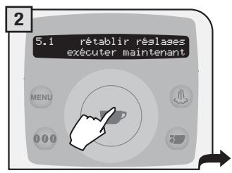 SAECO TALEA RING PLUS - RéTABLIR RÉGLAGES - 2