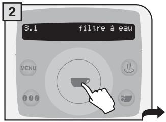 SAECO TALEA RING PLUS - État du filtré - 2