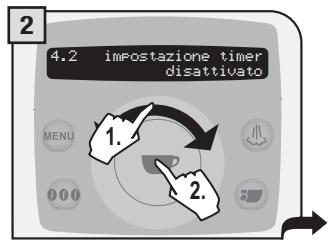SAECO TALEA RING PLUS - IMPOSTAZIONETIMER - 2