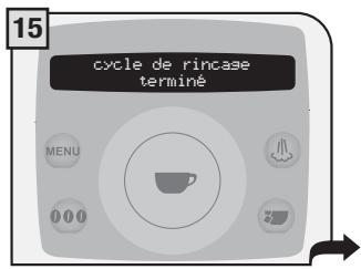 SAECO TALEA RING PLUS - PENDANT CETTE OPÉRATION, LA PRÉSENCE D'UNE PERSONNE EST NÉCESSAIRE. ATTENTION! NE JAMAIS UTILISER DE VINAIGRE POUR DÉTARTRER LA MACHINE. - 15