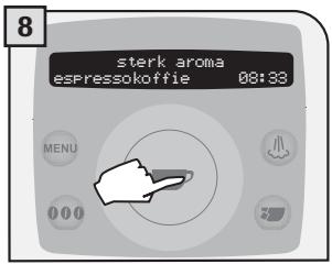 SAECO TALEA RING PLUS - AFGIFTE VAN CAPPUCCINO. - 9