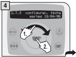 SAECO TALEA RING PLUS - Configuración Fecha - 4