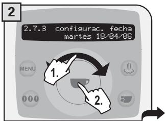 SAECO TALEA RING PLUS - Configuración Fecha - 2