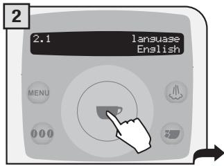 SAECO TALEA RING PLUS - MENU "TAAL" - 2